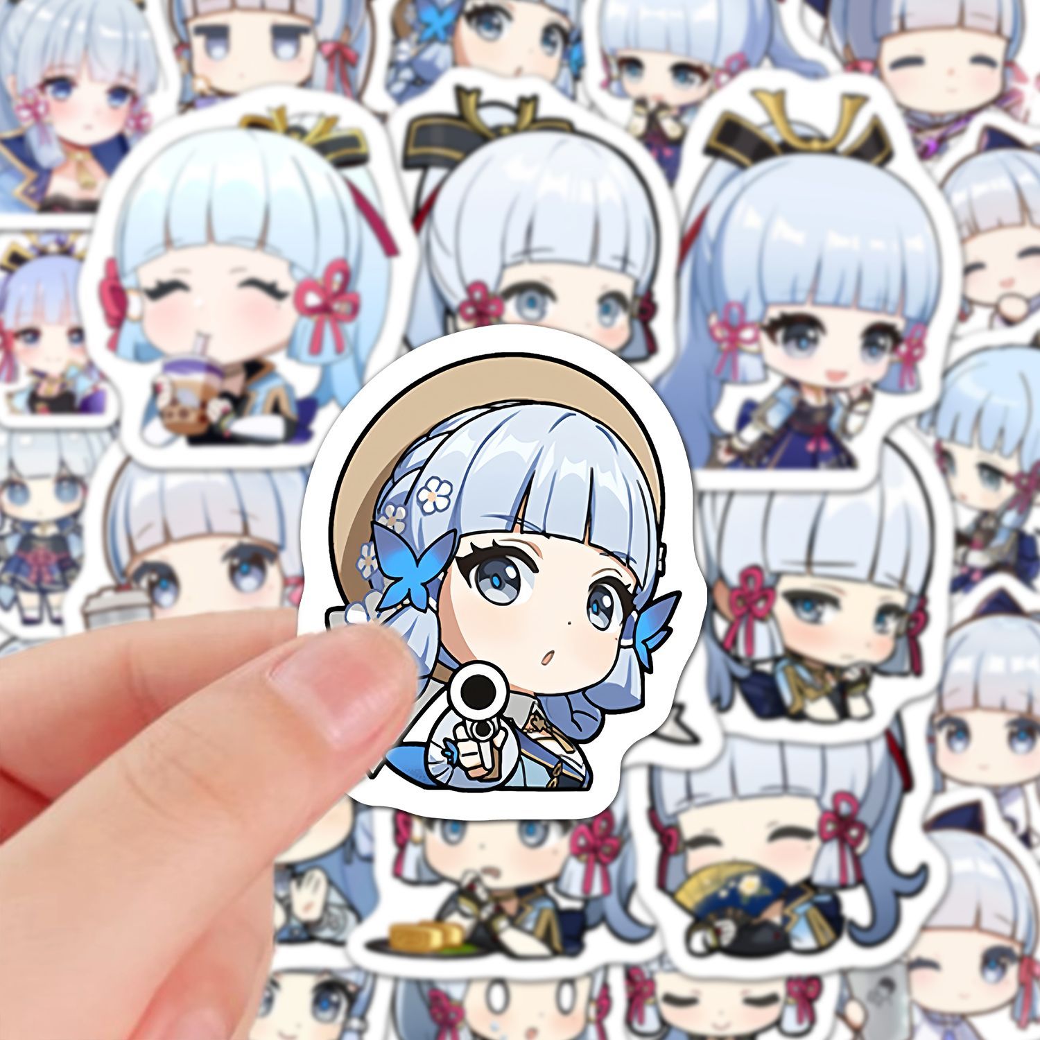 Accessories Laptop - Kamisato Ayaka 60 Pezzi Adesivi Anime