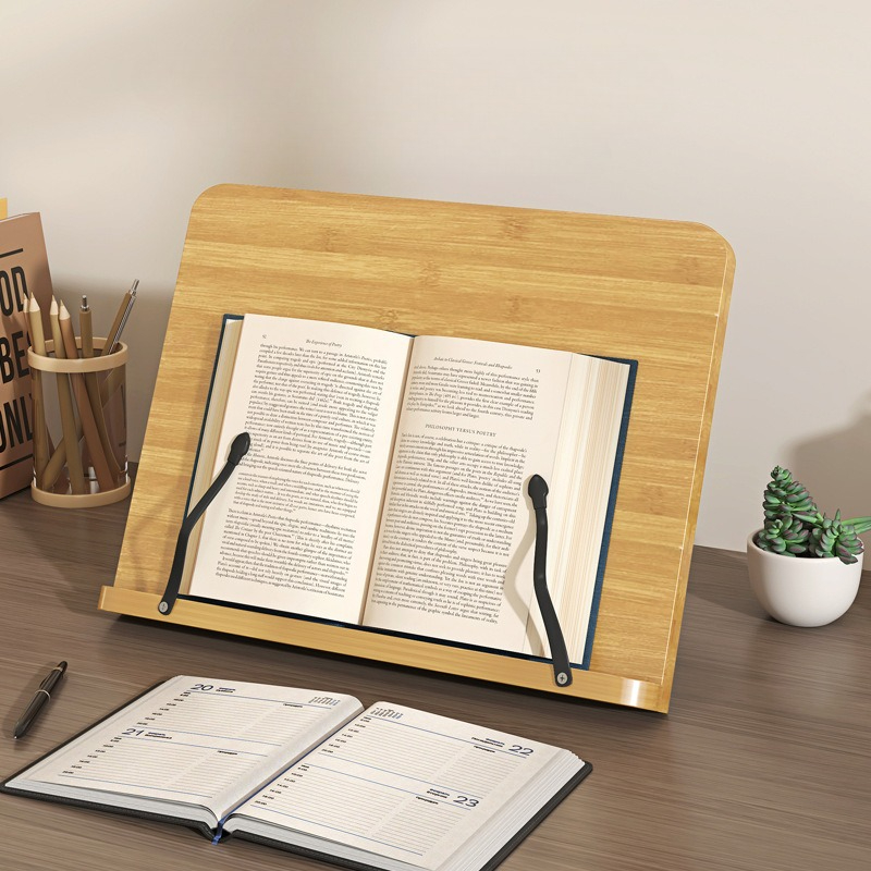 Laptop Accessories For Office - Supporto per Libri in Legno, Supporto