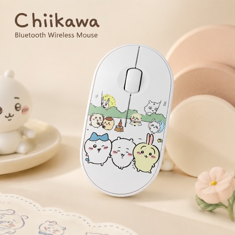 Laptop Accessories For Office - Simpatico mouse wireless Bluetooth Chiikawa, mouse