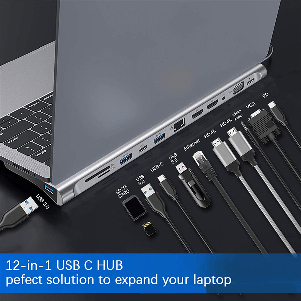 Mac Laptop Accessories - Docking Station Multi-hub USB MZX Tipo