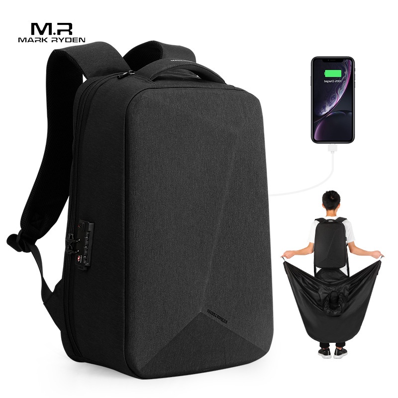 Laptop Backpack Anti Theft - Zaino da uomo Mark Ryden, multifunzionale,