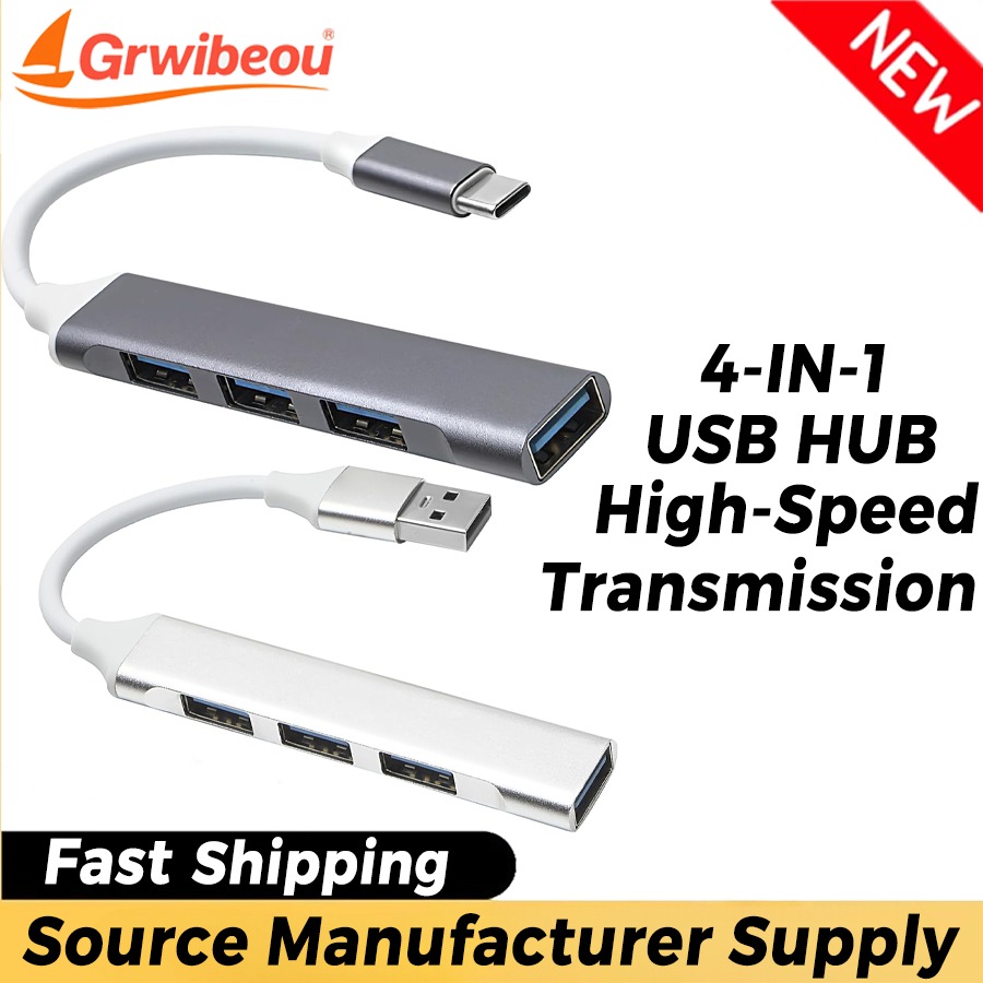 Mac Laptop Accessories - Hub USB 4 in 1, Hub