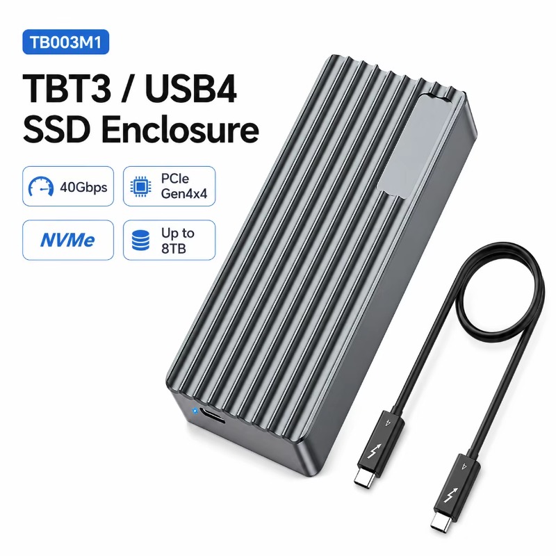 External Nvme Ssd - Box esterno TBT3/USB4 per SSD M.2