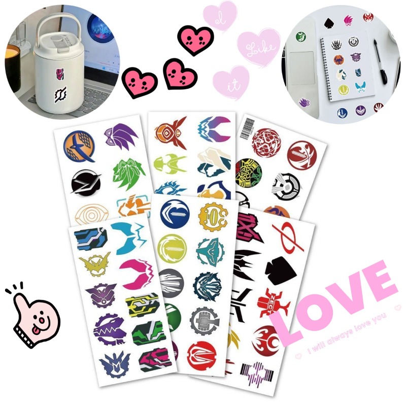 Accessories Laptop - 60 fogli di adesivi con logo