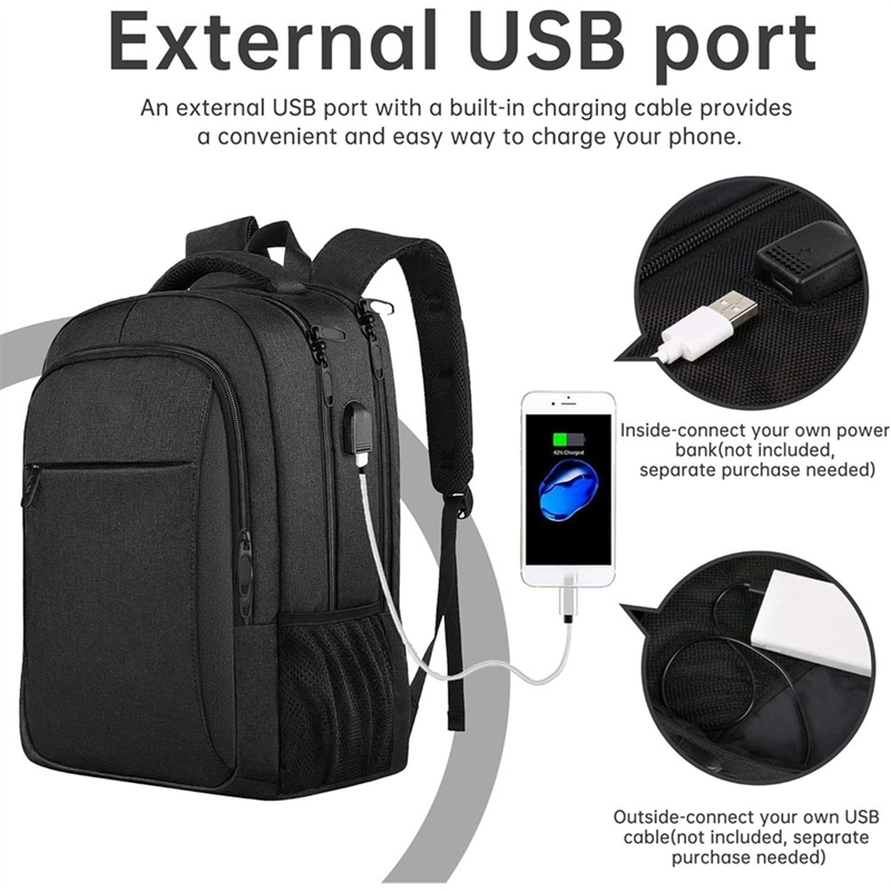 Zaino Antifurto USB Impermeabi - Laptop Backpack Anti Theft recensione e prezzo