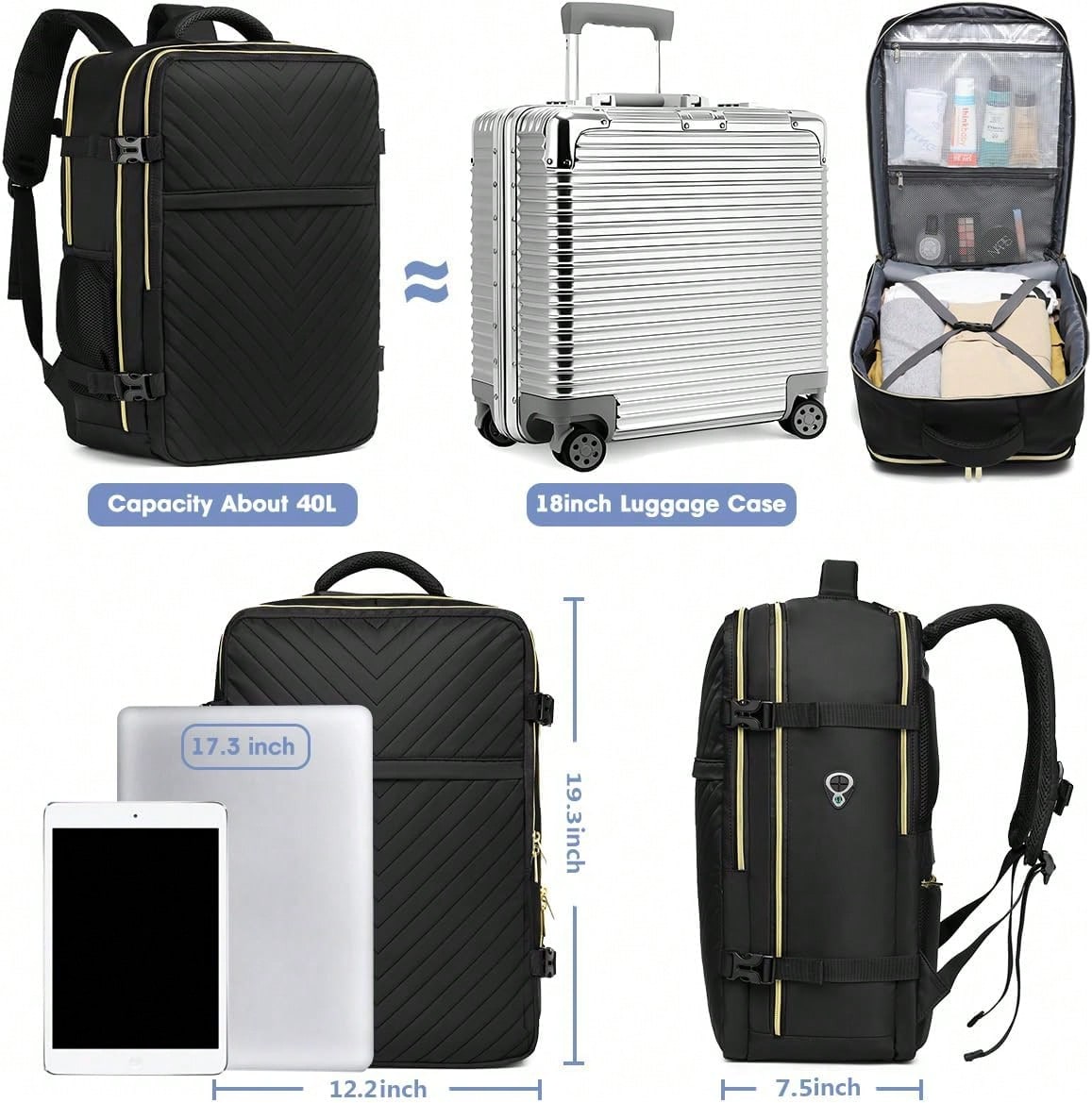 Zaino da Viaggio Grande - Appr - Laptop Backpack Anti Theft recensione e prezzo