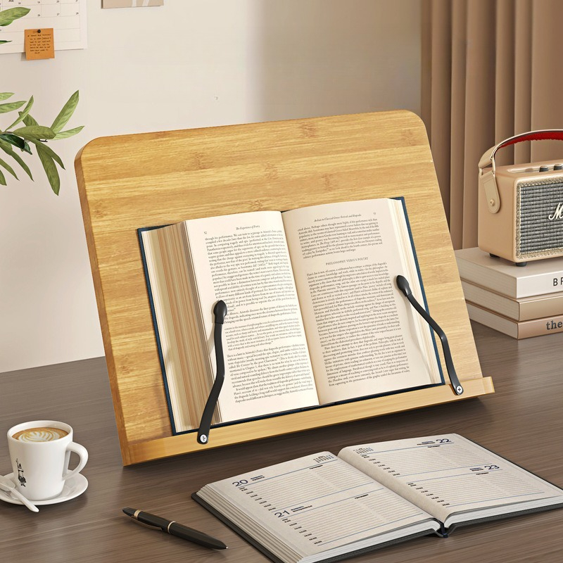 Supporto per Libri in Legno, S - Laptop Accessories For Office recensione e prezzo