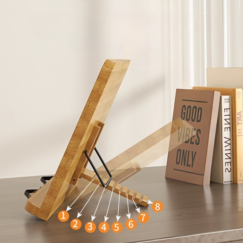 Supporto per Libri in Legno, S - Laptop Accessories For Office recensione e prezzo