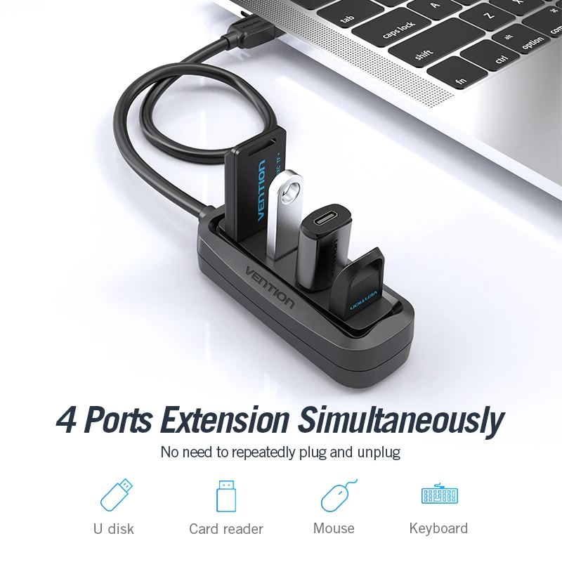 Vention USB 2.0 HUB 4 porte co - Mac Laptop Accessories recensione e prezzo