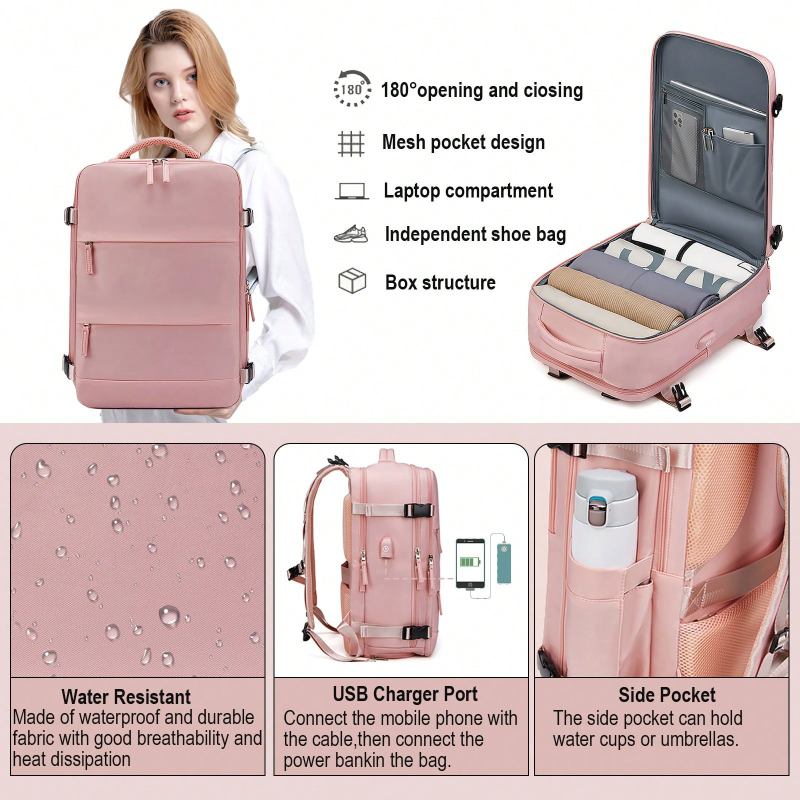 Zaino da Viaggio Antifurto per - Laptop Backpack Anti Theft recensione e prezzo