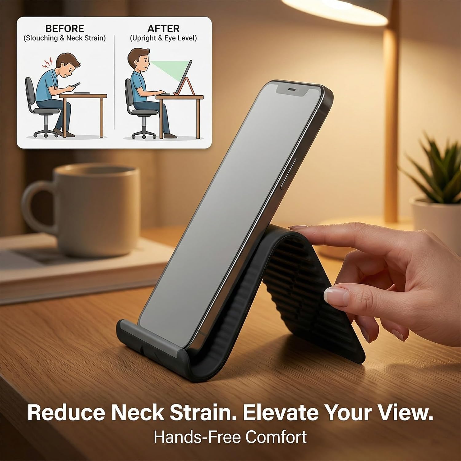 Supporto per telefono in silic - Laptop Accessories For Office recensione e prezzo