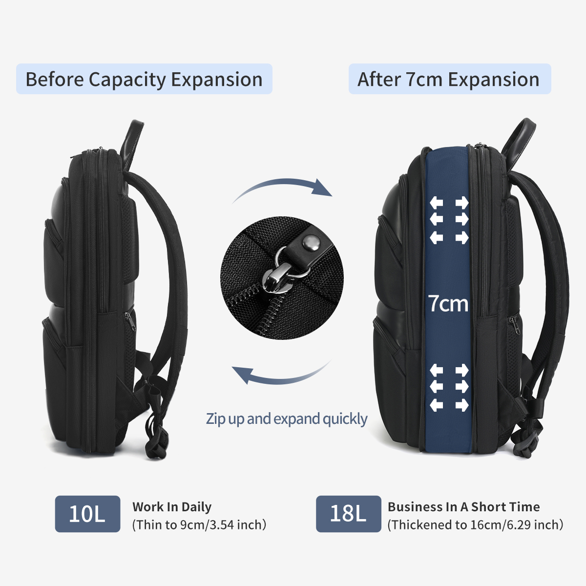 Tigernu Zaini espandibili per  - Laptop Backpack Anti Theft recensione e prezzo