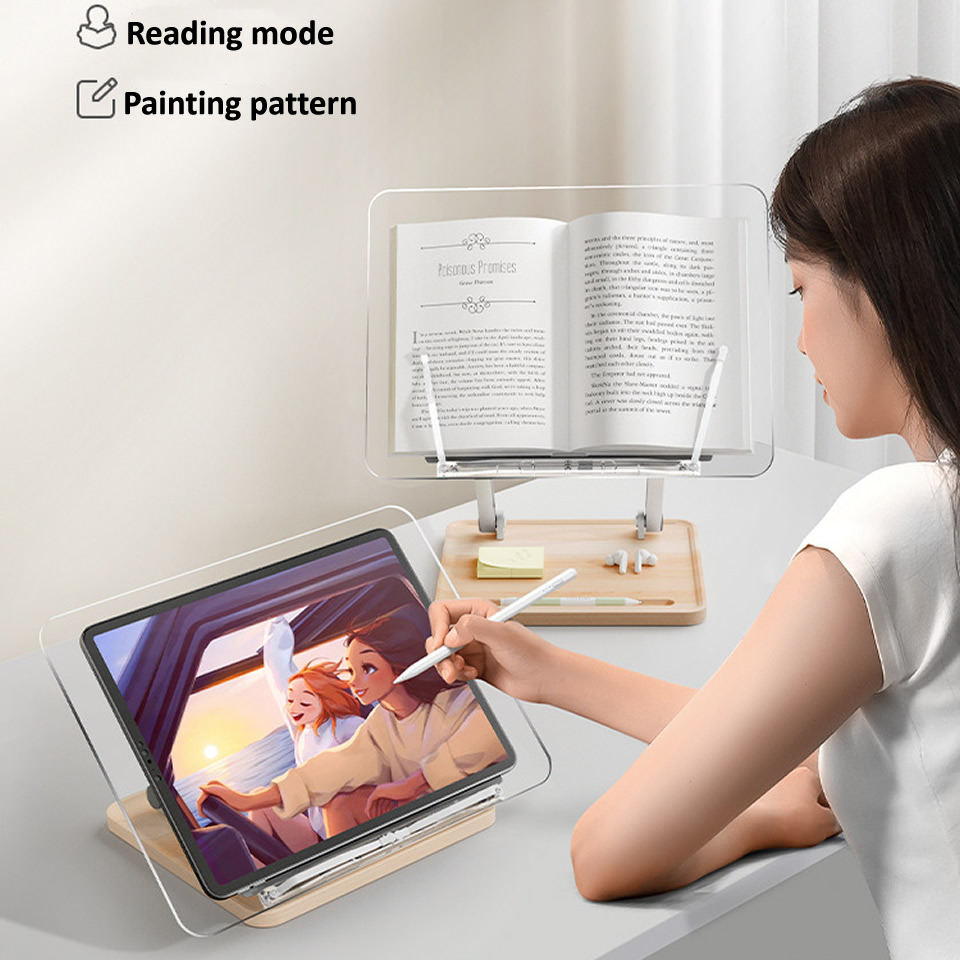Supporto da Lettura in Legno c - Laptop Accessories For Office recensione e prezzo