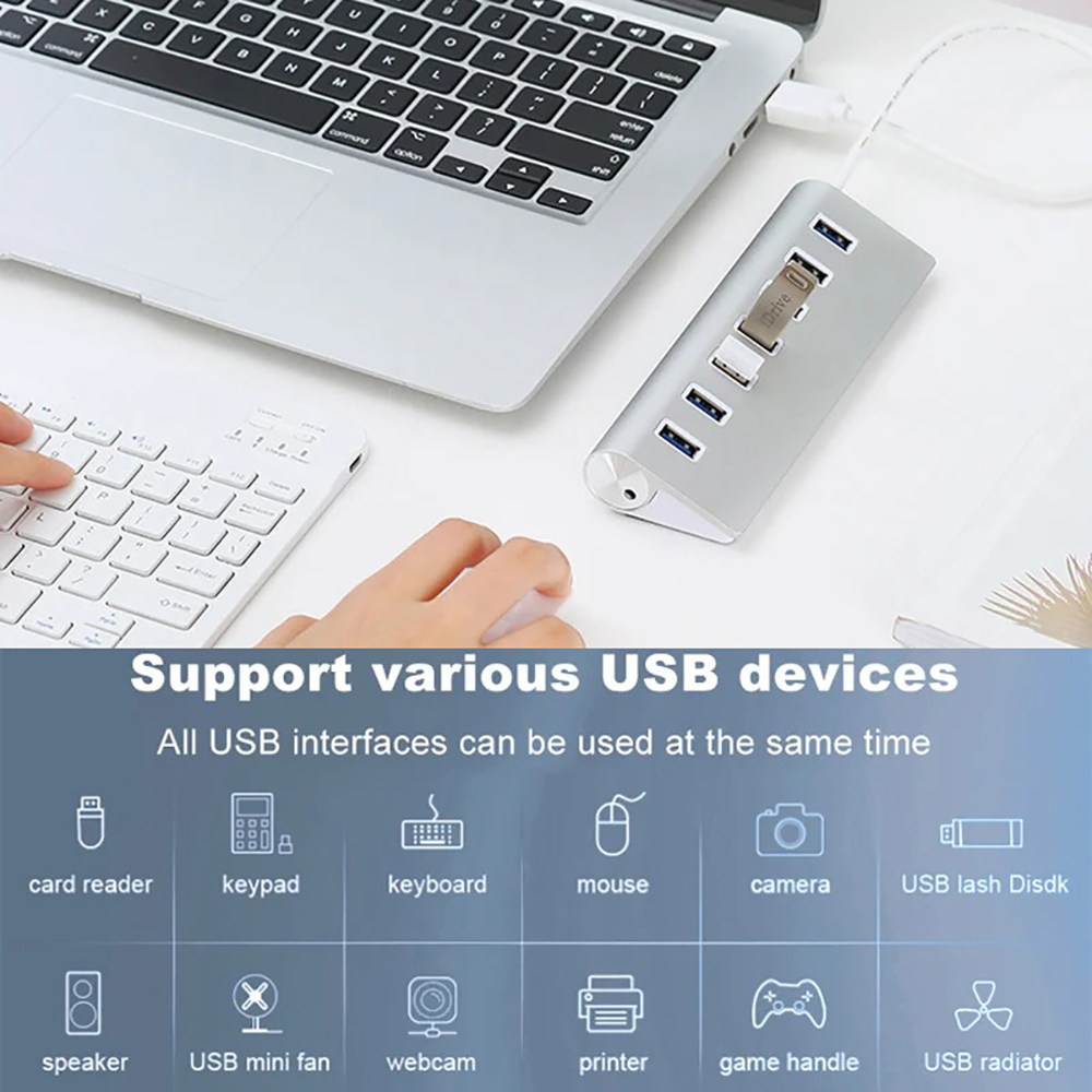 HUB USB 3.0 in lega di allumin - Mac Laptop Accessories recensione e prezzo