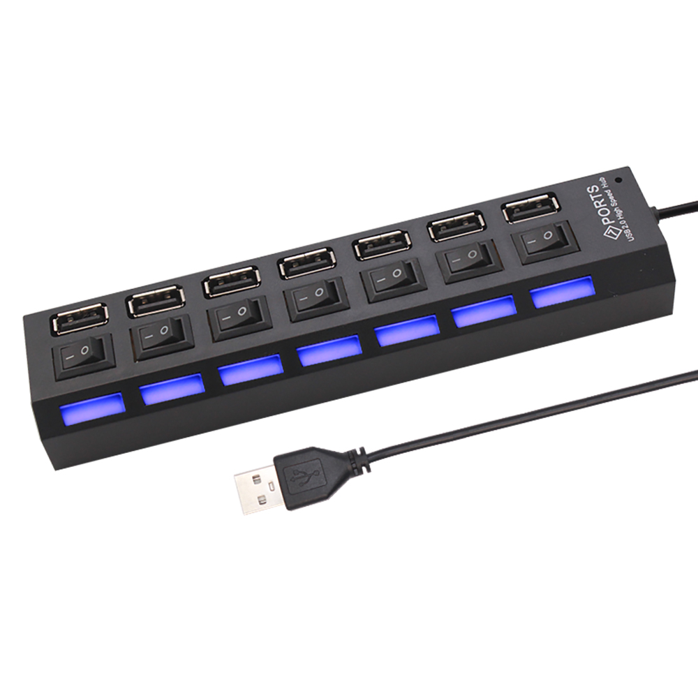 Splitter hub USB 2.0 a 7 porte - Laptop Accessories Computer recensione e prezzo