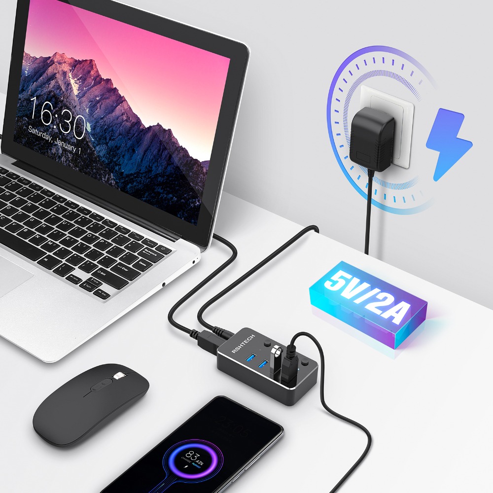 RSHTECH USB Hub 3.0 Expander S - Mac Laptop Accessories recensione e prezzo