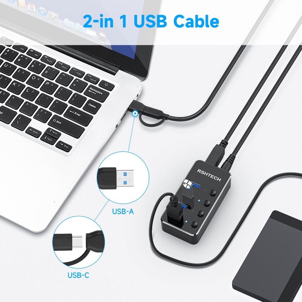 RSHTECH USB Hub 3.0 Expander S - Mac Laptop Accessories recensione e prezzo
