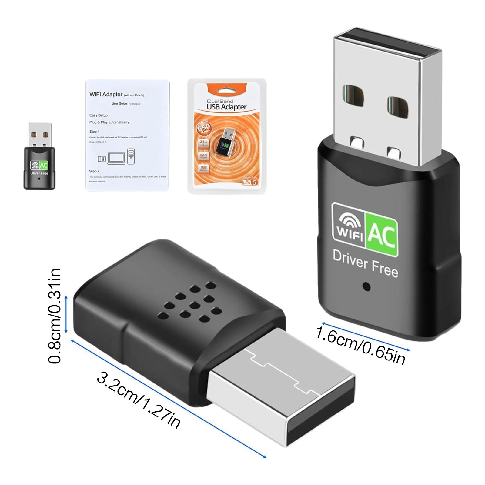 Adattatore WiFi USB AC600, min - Laptop Accessories Computer recensione e prezzo