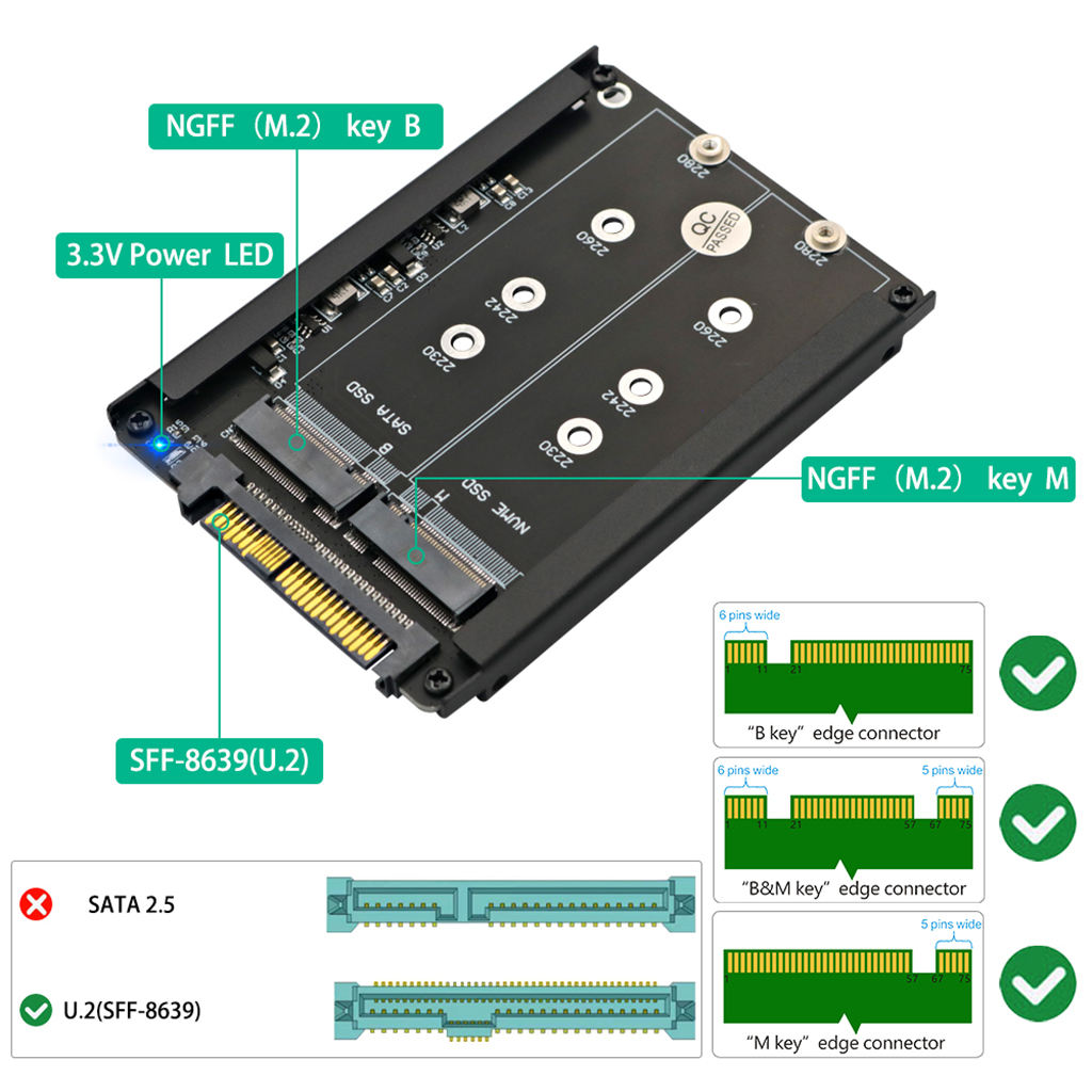 Adattatore SSD M2 SSD Ke Adatt - External Nvme Ssd recensione e prezzo