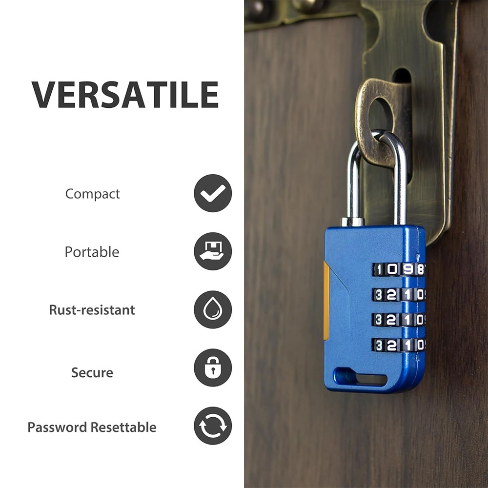 Lucchetto a combinazione a 4 c - Laptop Backpack Anti Theft recensione e prezzo