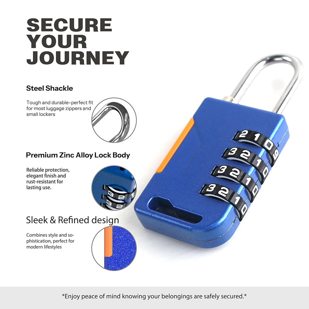 Lucchetto a combinazione a 4 c - Laptop Backpack Anti Theft recensione e prezzo